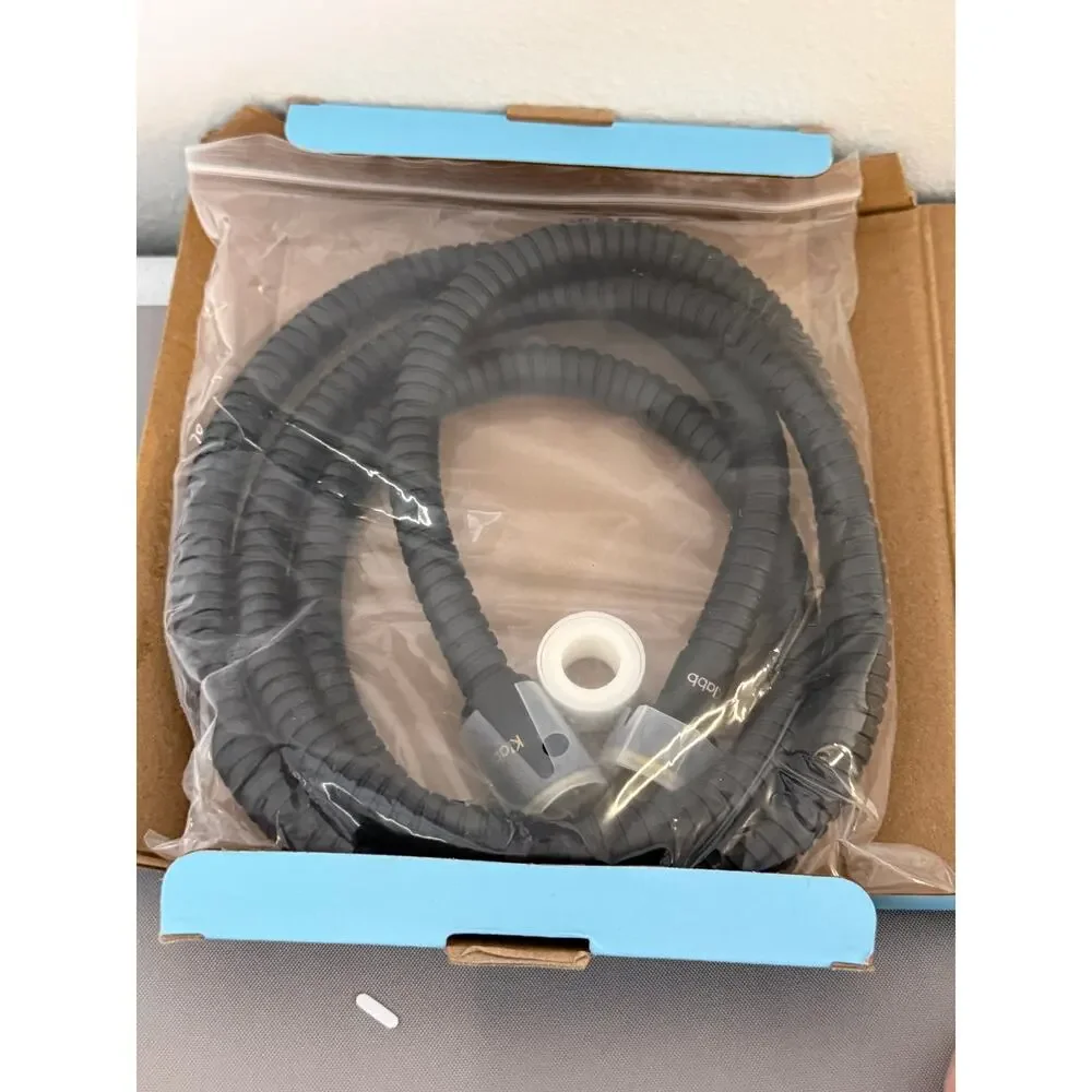 Klabb Stainless Steel Handheld Shower Hose – Matte Black – New in Box